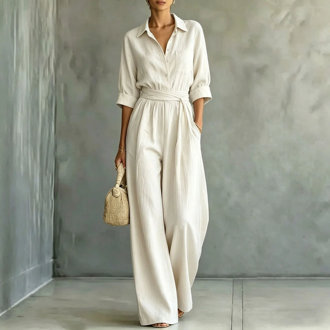 Margot Casual Wide Leg Jumpsuit