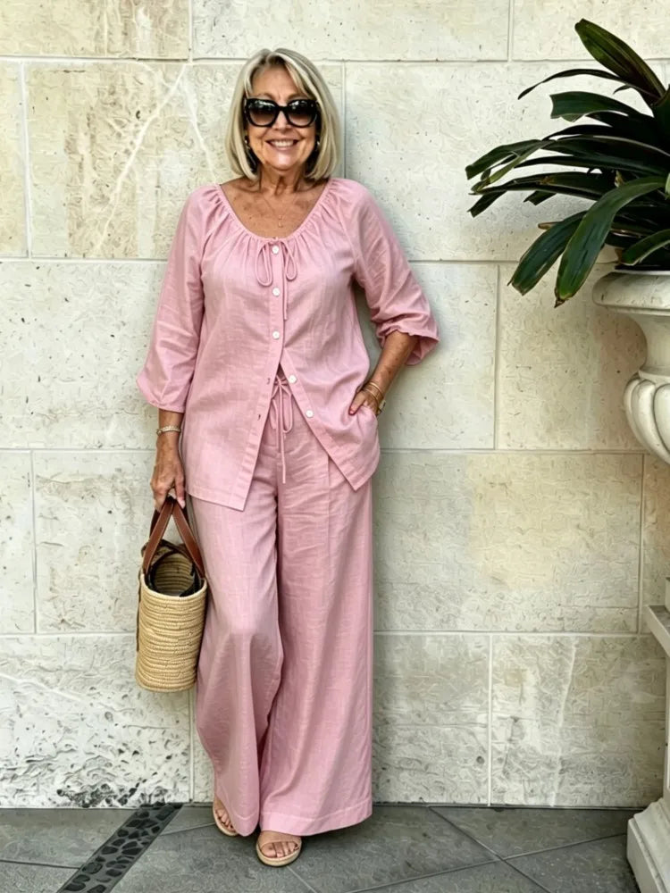 Maeve Summer Relaxed Matching Set