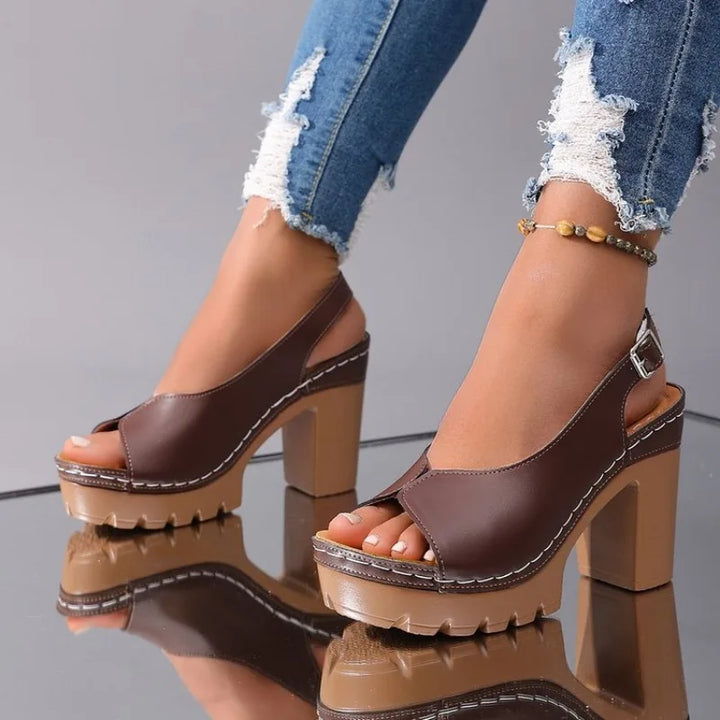 Vivienne Orthopedic Block Sandals