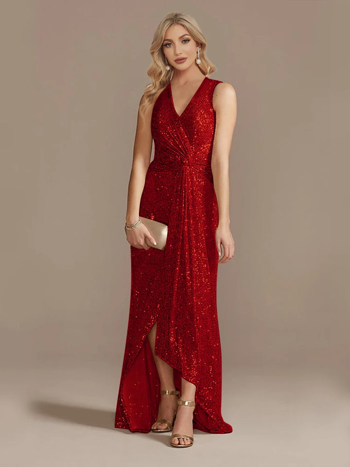 Katherine Sequin Evening Wedding Guest Dress
