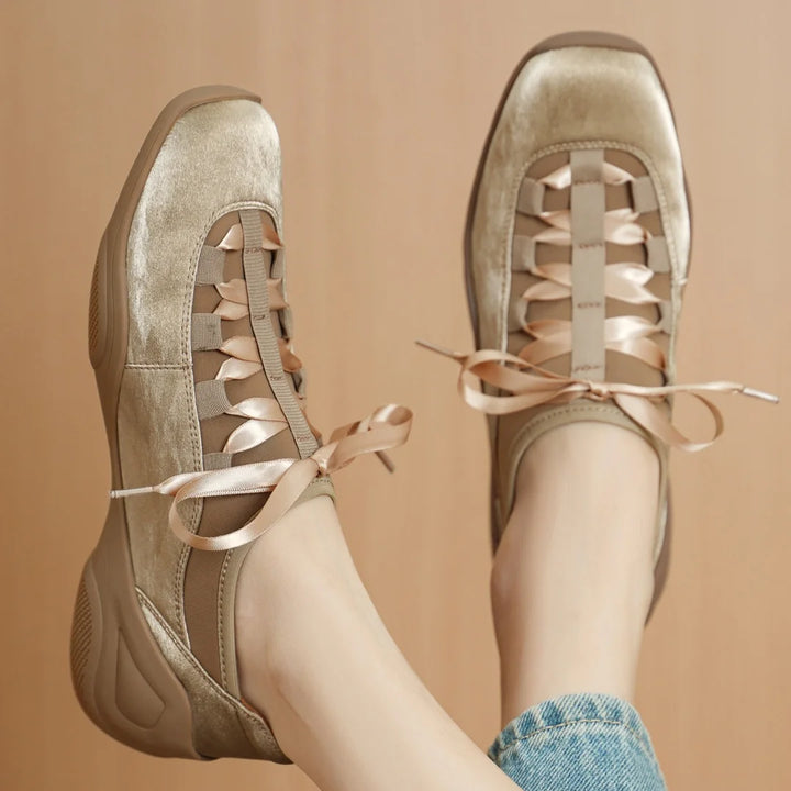 Clara Comfort Lace Up Walking Shoes