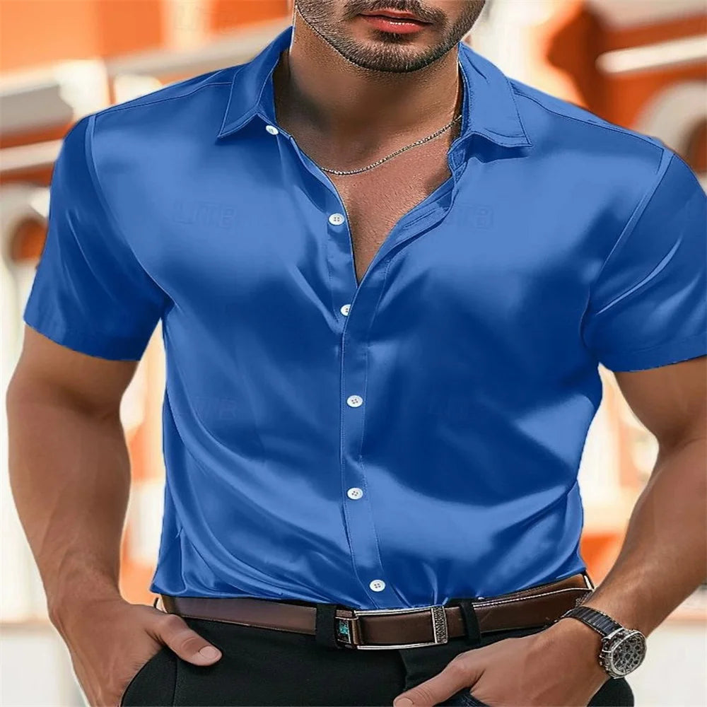 Griffin Premium Satin Button Shirt