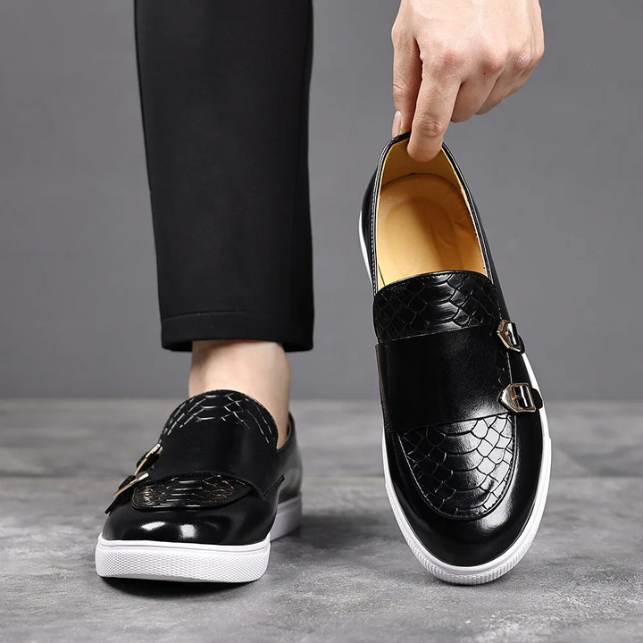 Gary Monk Strap Leather Loafers
