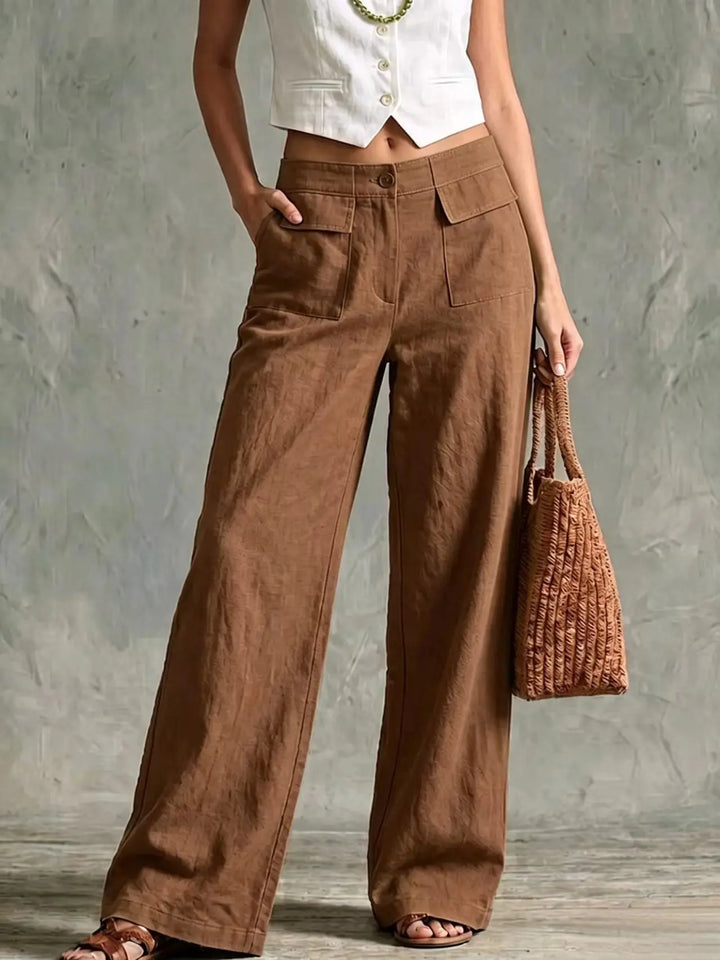 Phoebe Cotton Linen Trouser