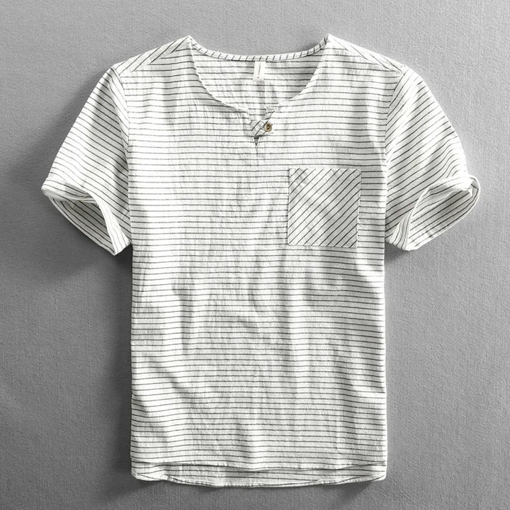 Hafford Cotton Stripe Tee Shirt