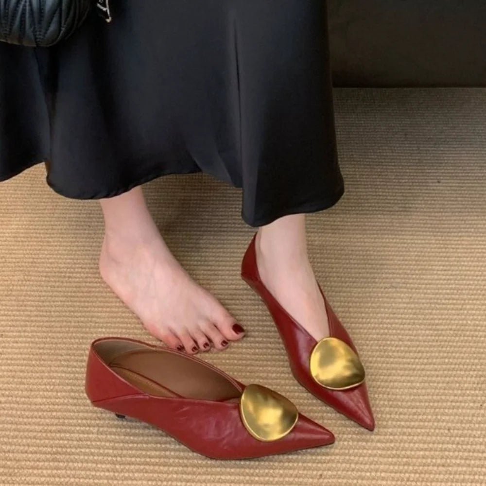Cassidy Comfortable Pointed Toe Low Heels