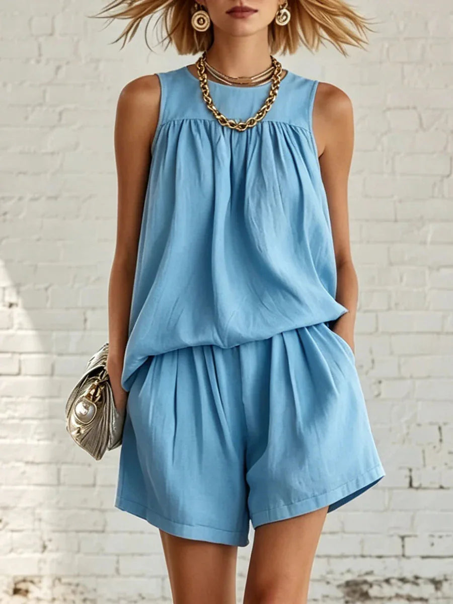 Maren Casual Relaxed Shorts Set