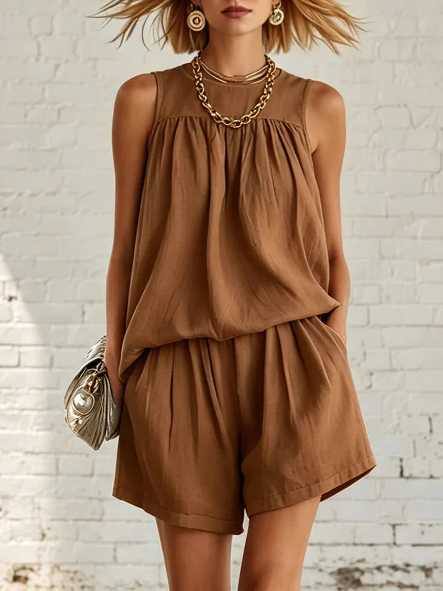 Maren Casual Relaxed Shorts Set