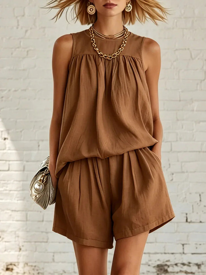 Maren Casual Relaxed Shorts Set
