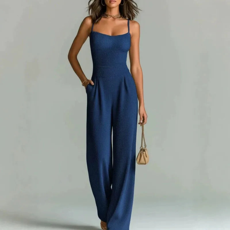 Paige High Waist Casual Jumpsuit