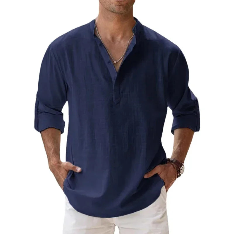 Hunter Long Sleeve Henley Shirt
