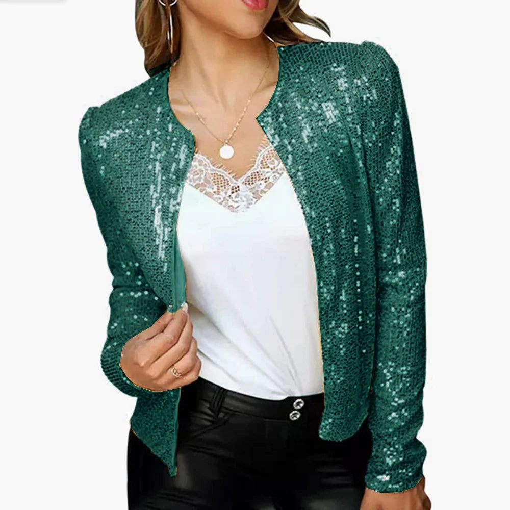 Vivienne Sequin Crop Jacket