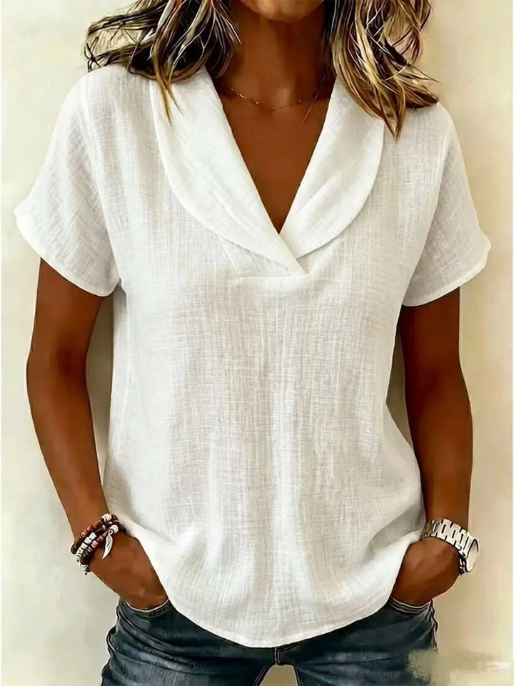 Camilla Relaxed V Neck Blouse