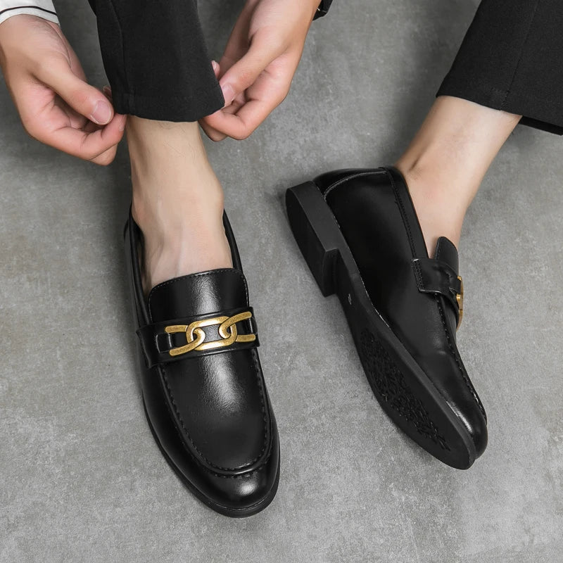 Owen Leather Dress Loafers