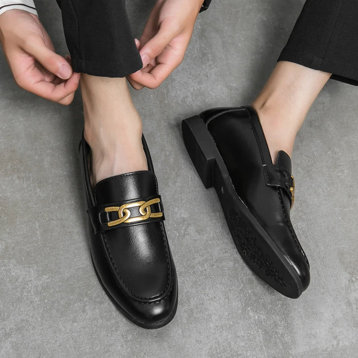 Owen Leather Dress Loafers