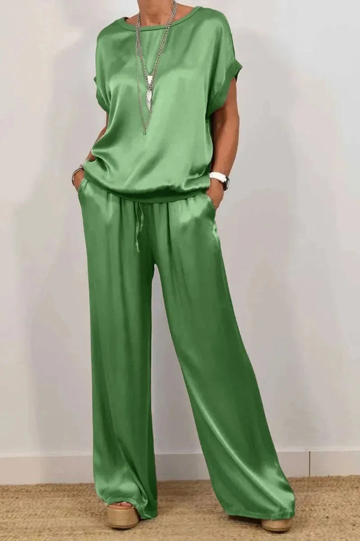 Amelie Silky Lounge Set
