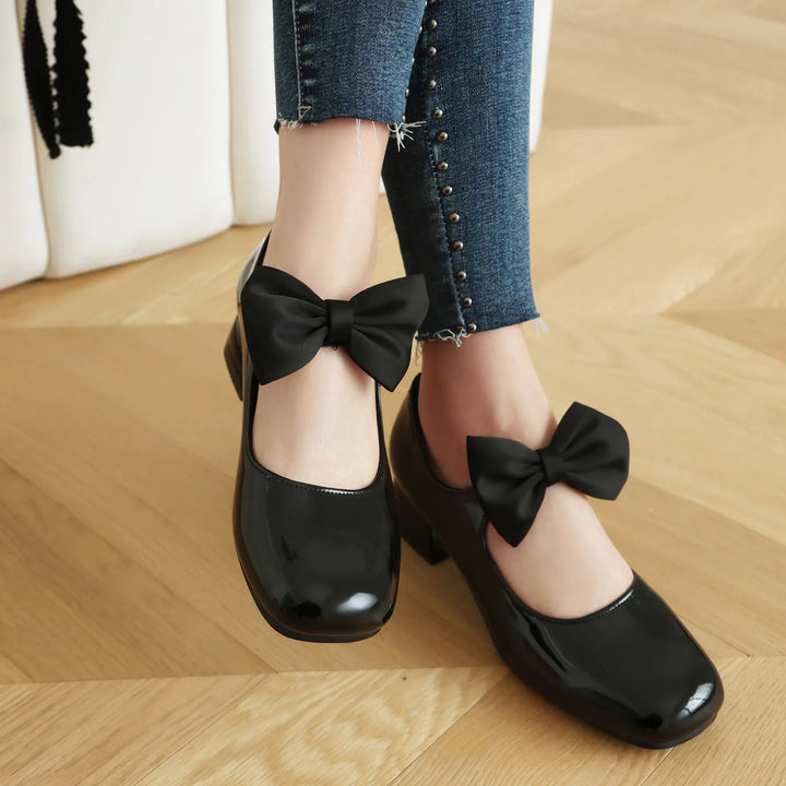 Maribel Bow Mary Jane Pumps