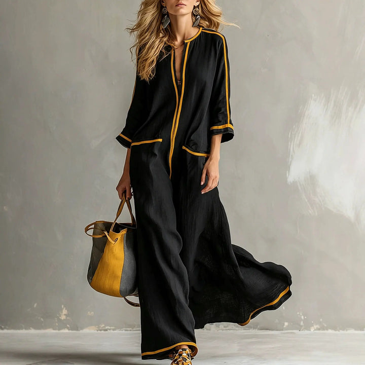 Aveline Casual Flowy Maxi Dress