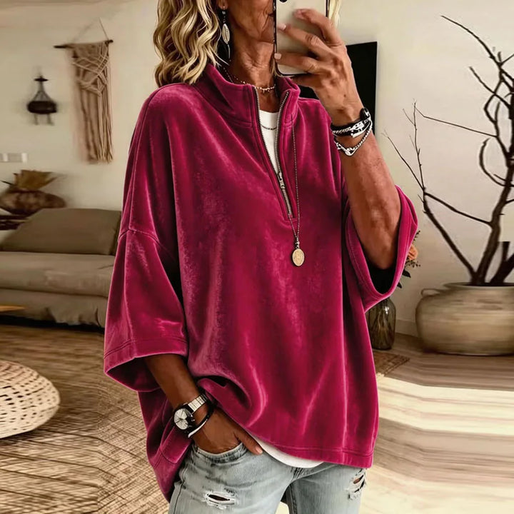 Mirelle Soft Comfort Half Zip Pullover