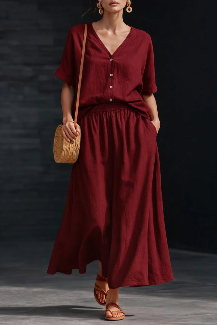 Isla Elegant Relaxed Co-Ord Set