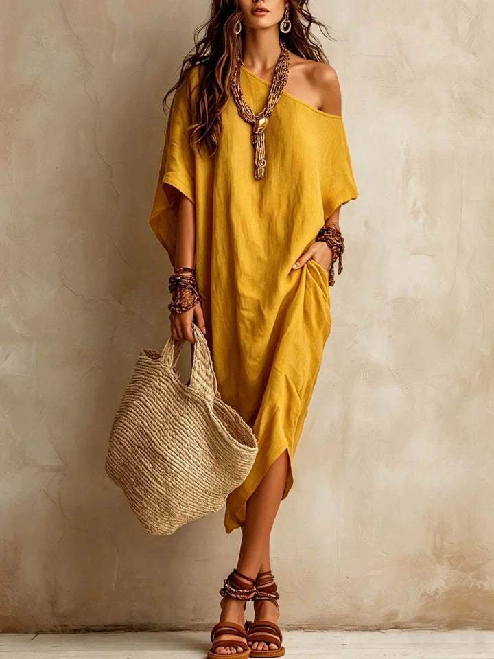 Marielle Batwing Sleeve Midi Dress