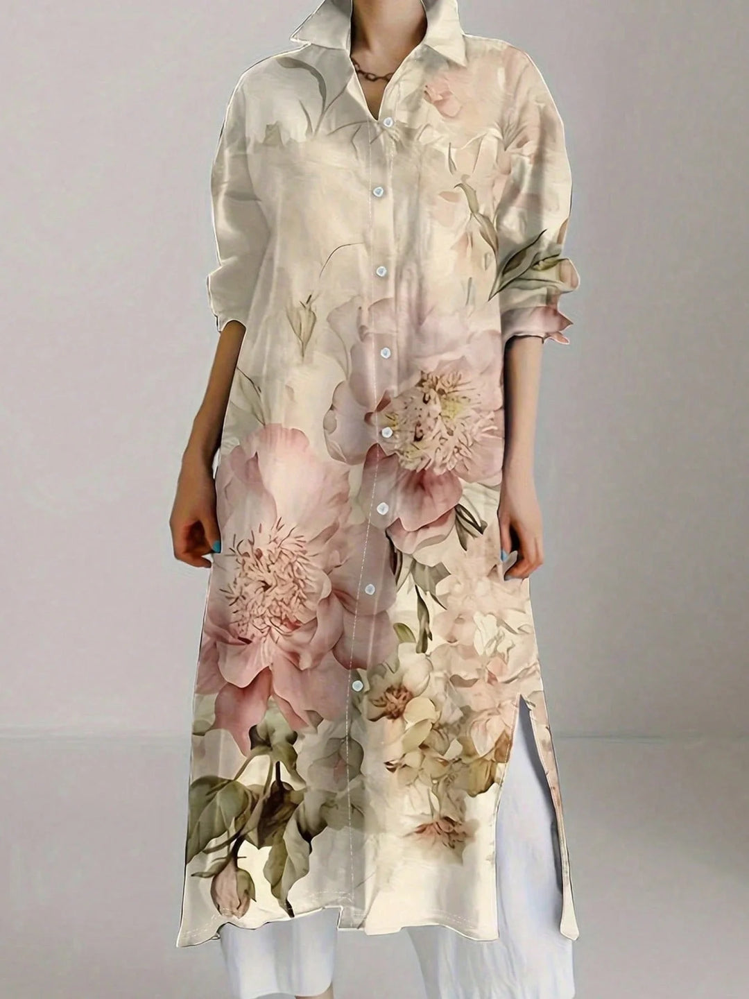 Lena Floral Print Maxi Dress