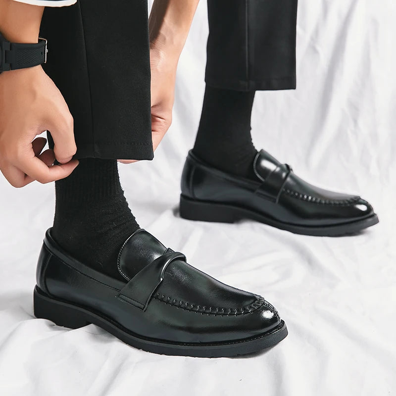 Dominic Leather Dress Loafers