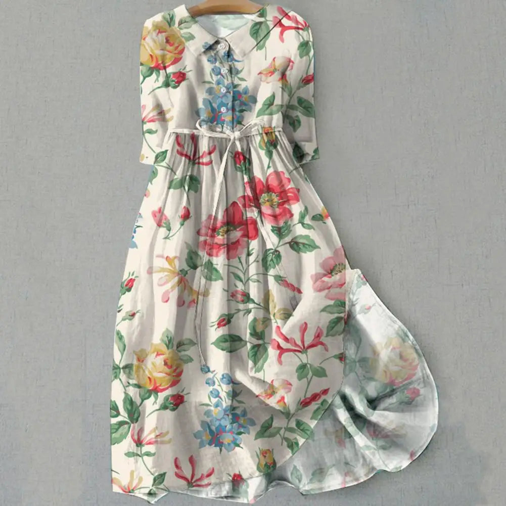 Haley Floral Midi Dress