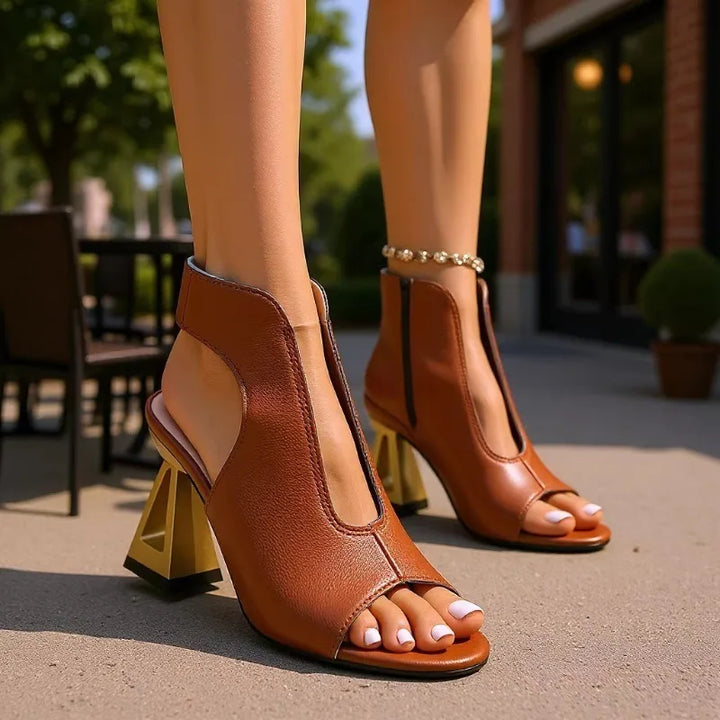 Celine Lightweight Open Toe Heels