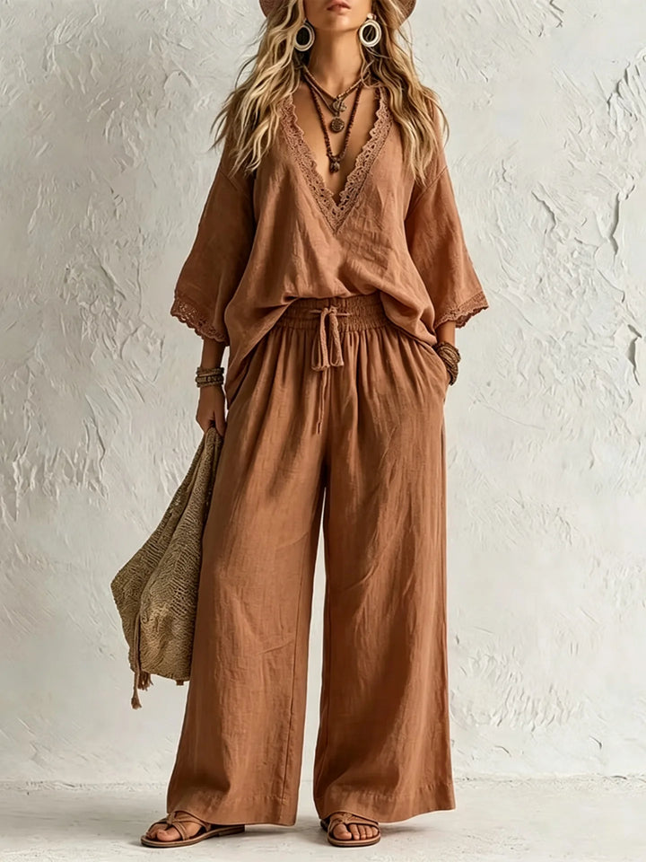 Selene Elegant Bohemian Two-Piece Set