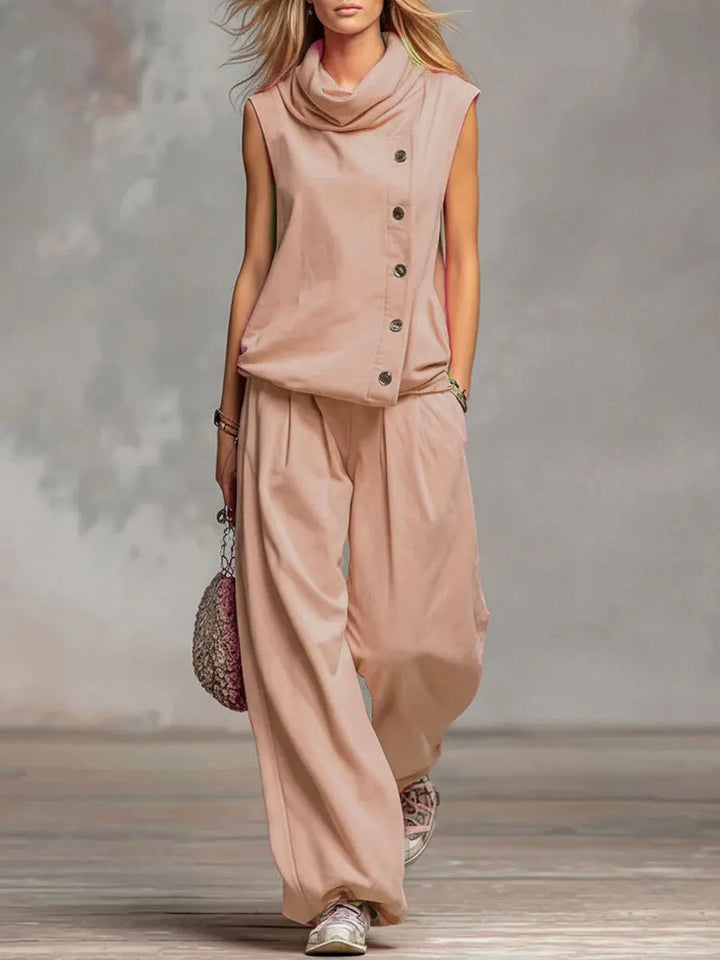 Alecs Cowl Neck Lounge Set