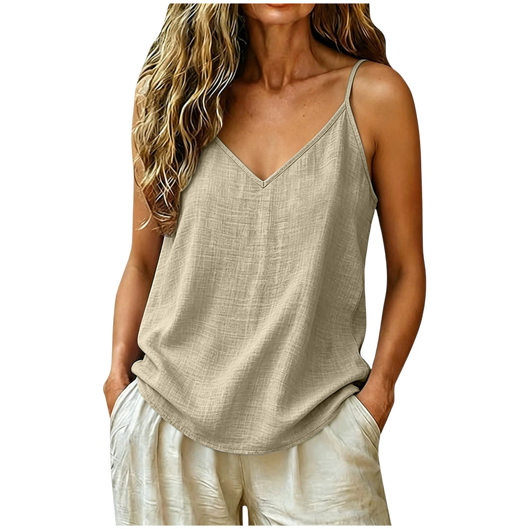 Aleigha Cotton Linen Camisole