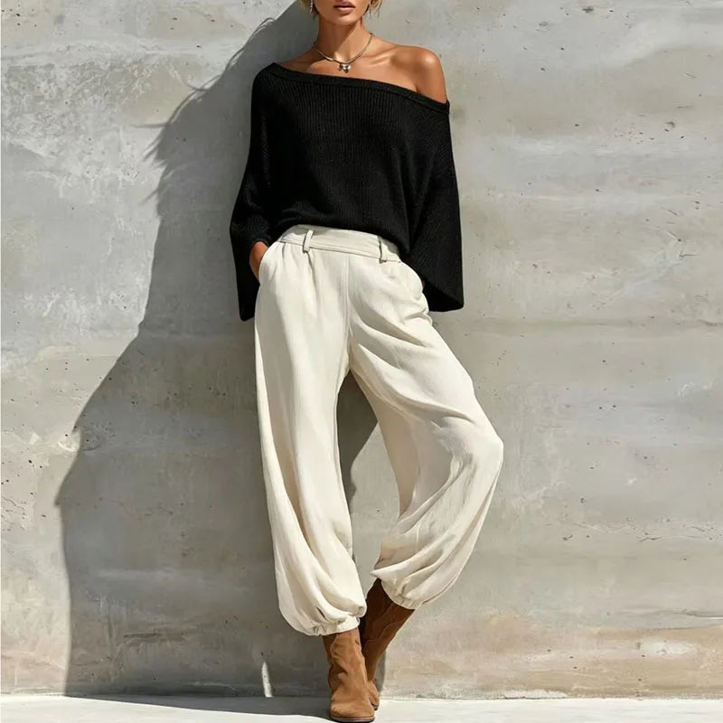 Maren Knit One Shoulder Set