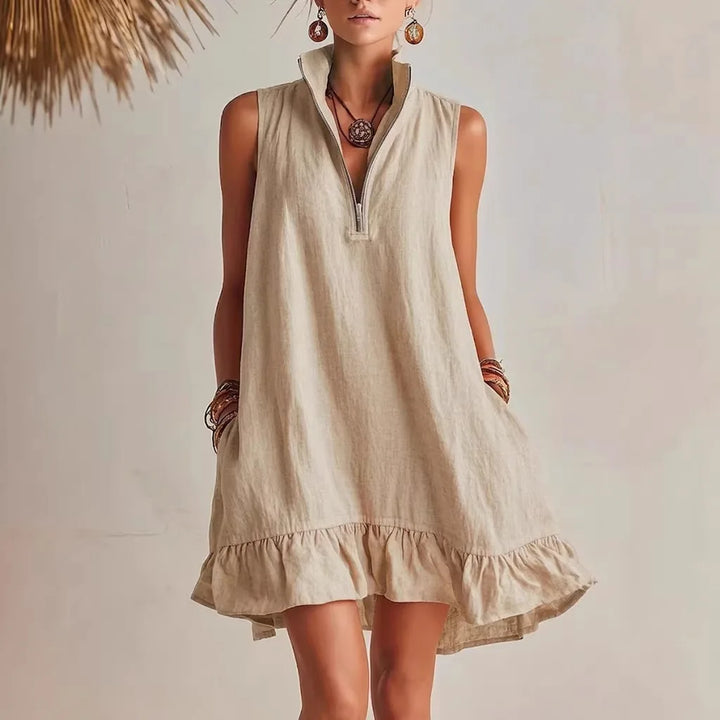 Kendall Ruffle Hem Mini Dress