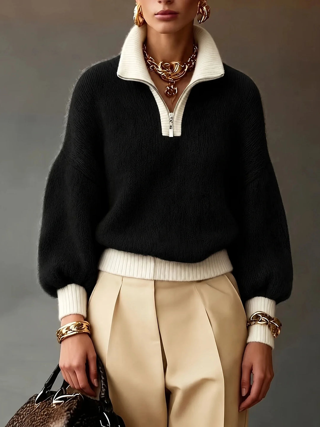 Clara Soft Brushed Knit Sweater
