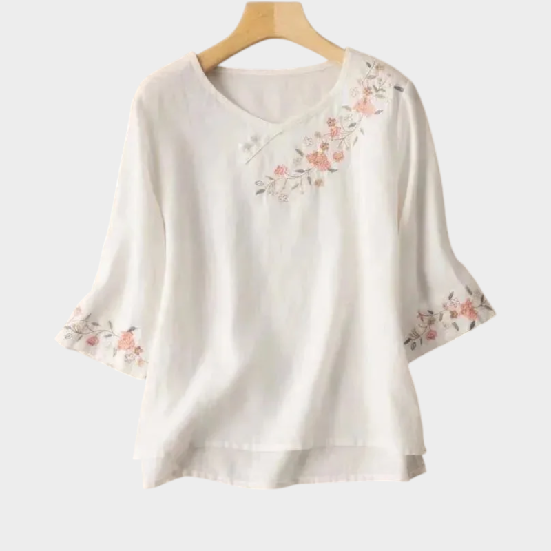 Seren Floral Embroidered Blouse