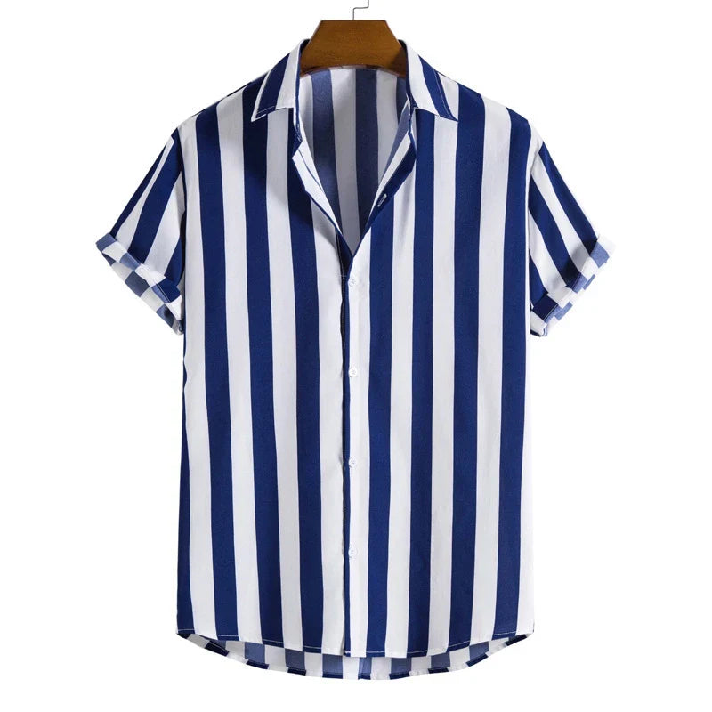 Malaga Stripe Button-Up Shirt