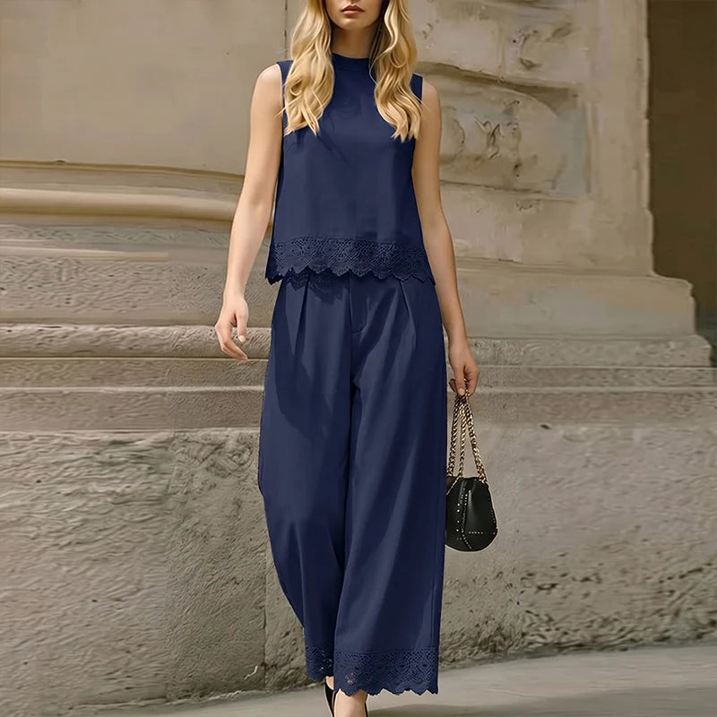 Cecilia Breathable Sleeveless Matching Set