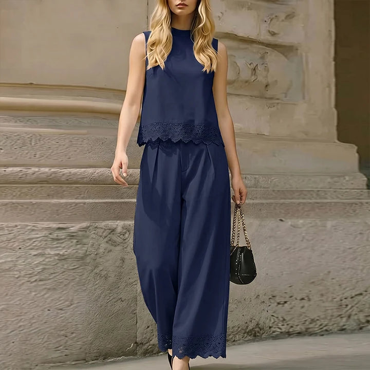 Cecilia Breathable Sleeveless Matching Set