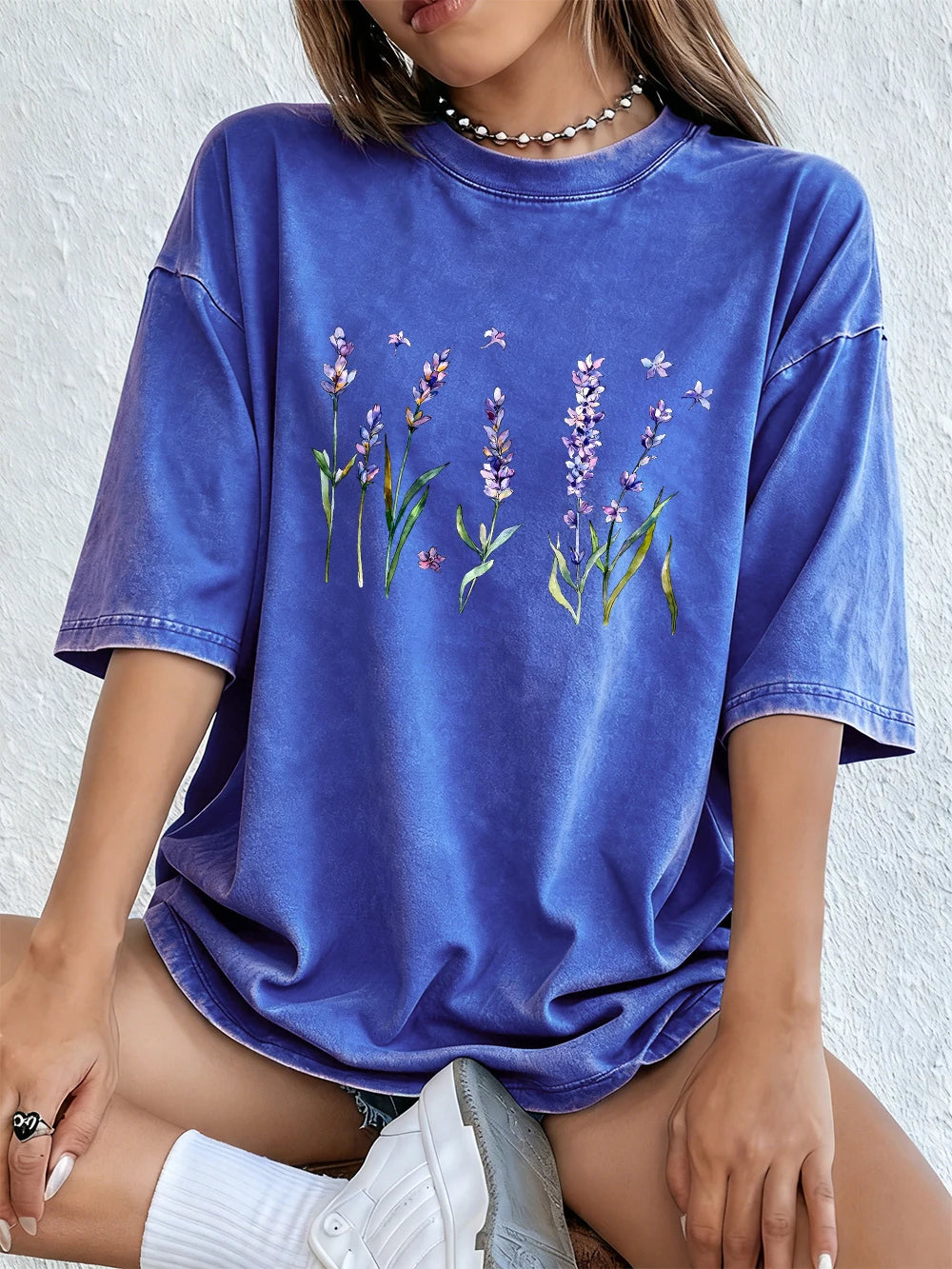 Delilah Oversized Floral Tee
