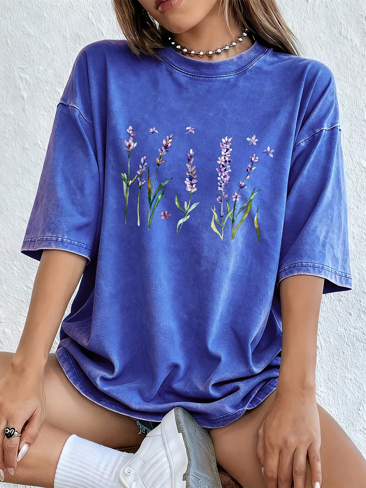 Delilah Oversized Floral Tee