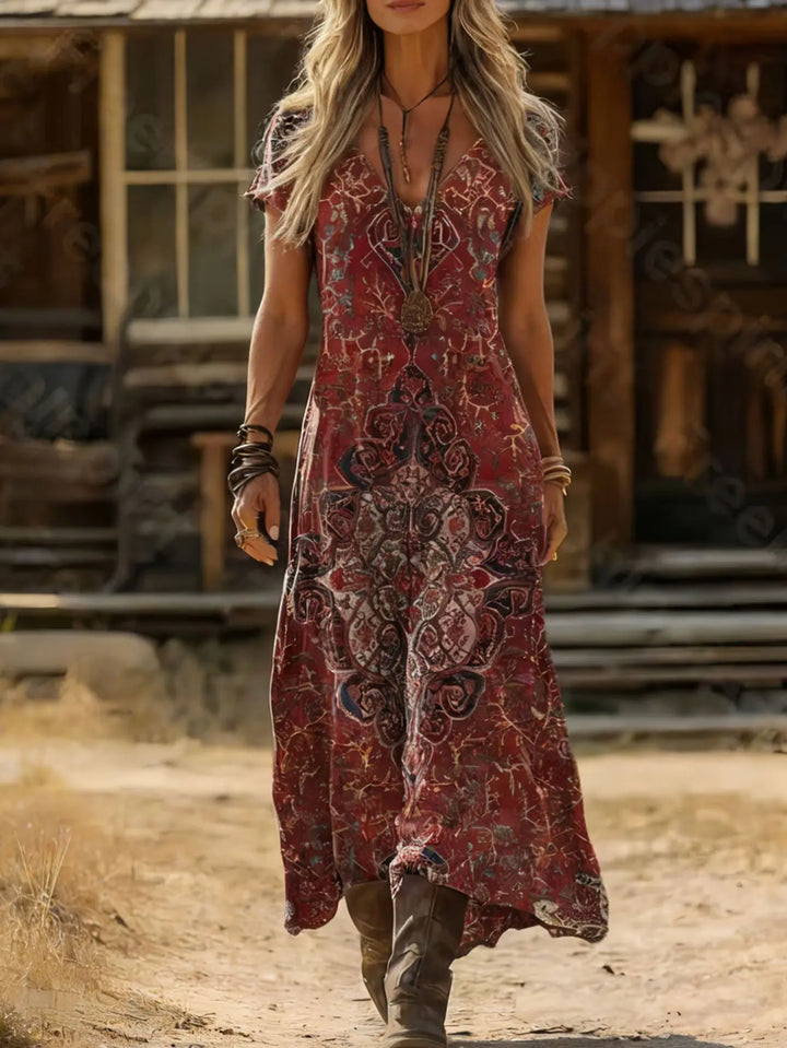 Mira Tie Dye Maxi Dress