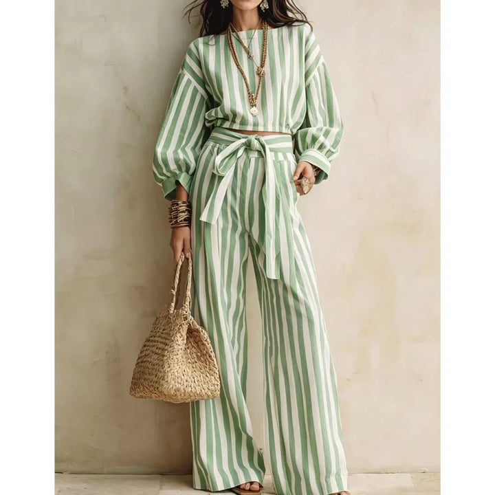 Rosalie Striped Matching Set