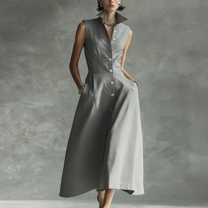 Tara Sophisticated Shirt Maxi Dress