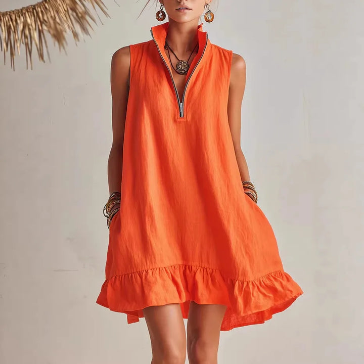 Kendall Ruffle Hem Mini Dress