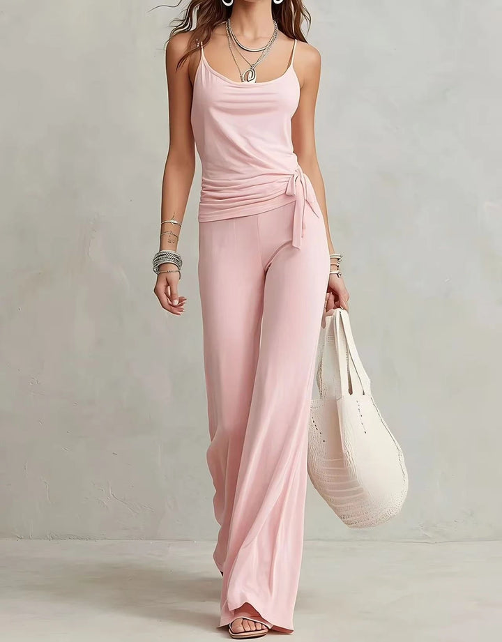 Trisha Tank Top And Wide Leg Pants Set
