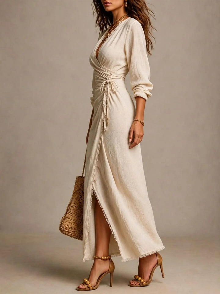 Rosalie Waist Tie Maxi Dress