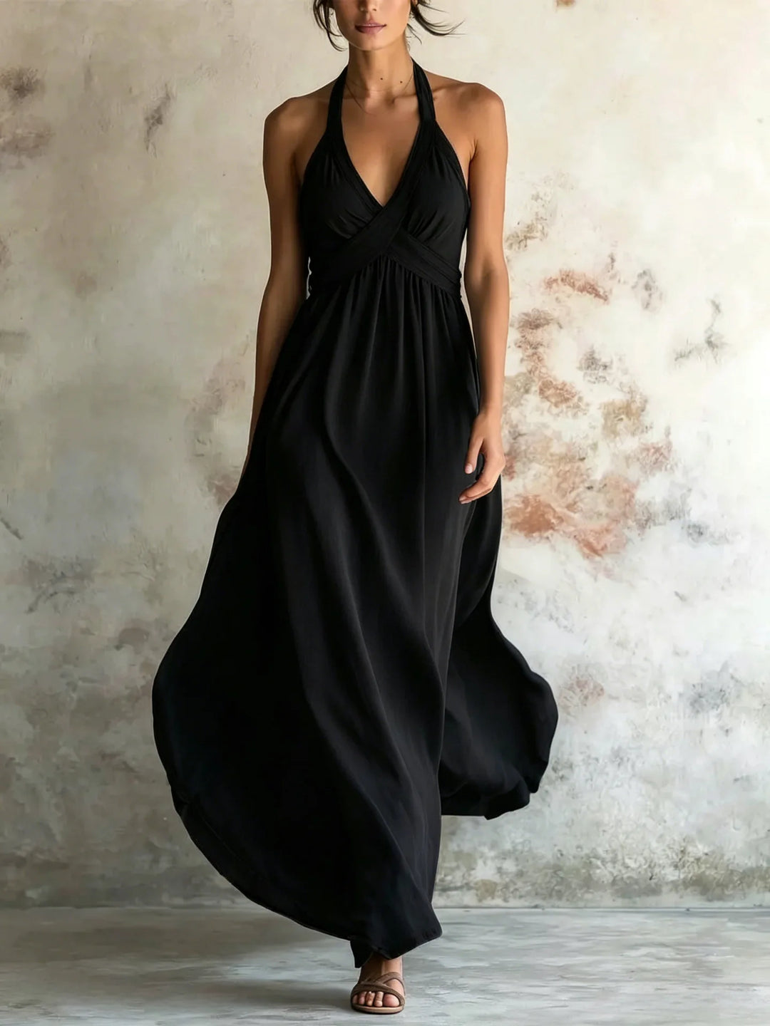 Savannah Bohemian Backless Maxi Dress