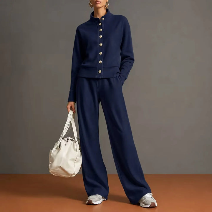 Bianca Button Front Pant Set