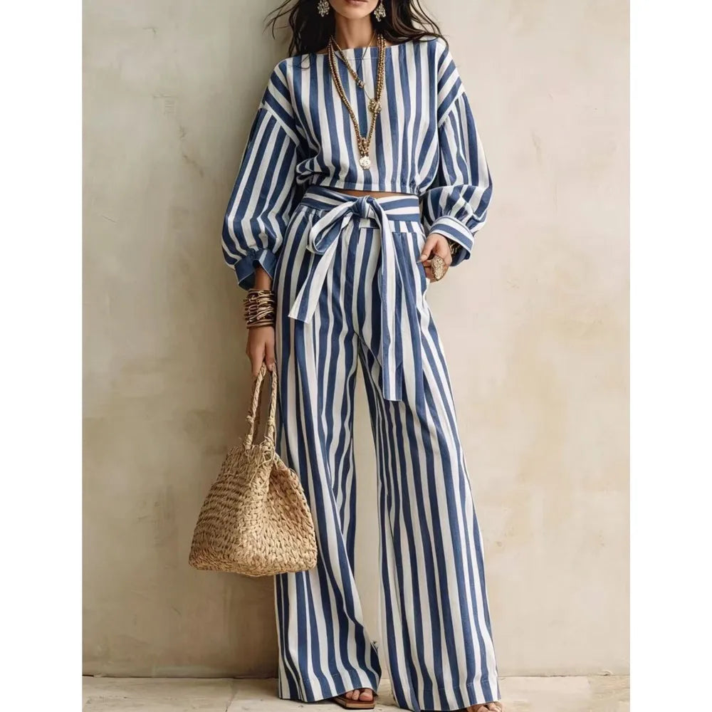 Rosalie Striped Matching Set